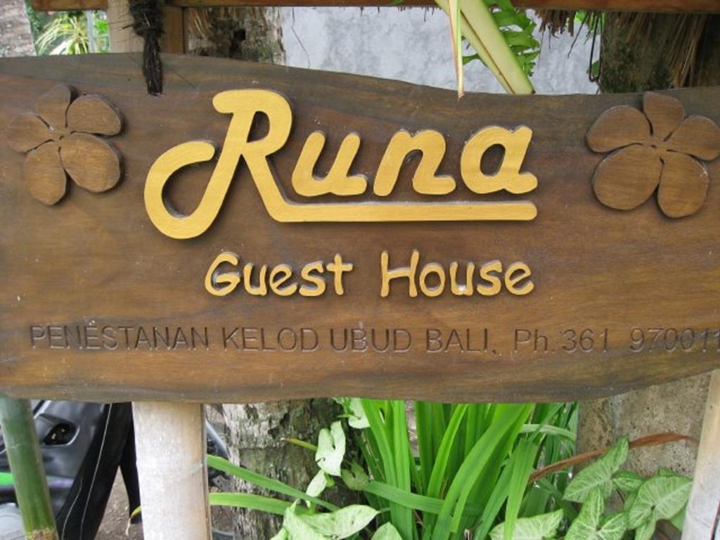 Runa Guesthouse Ubud Exterior foto